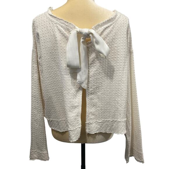 Free People Ivory Top Walking in Hueco New with tag Size Small - Picture 6 of 11